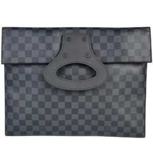 Louis Vuitton Clutch Bag Portfolio Damier Cobalt Pouch Bag